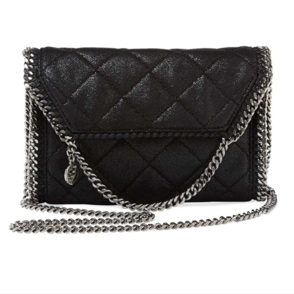 Stella McCartney Falabella Quilted Shaggy Mini Bag